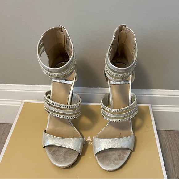 Marciano Silver High Heels - Picture 5 of 11